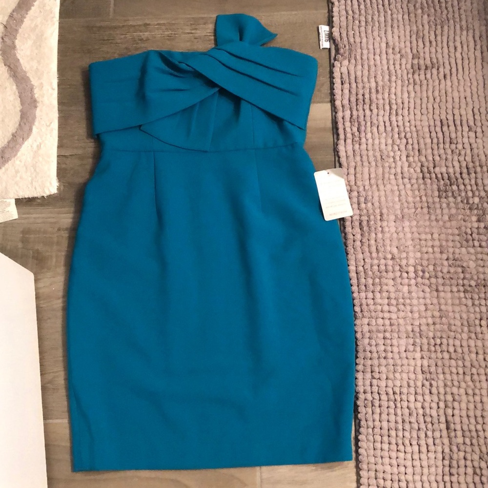 Strapless cocktail dress